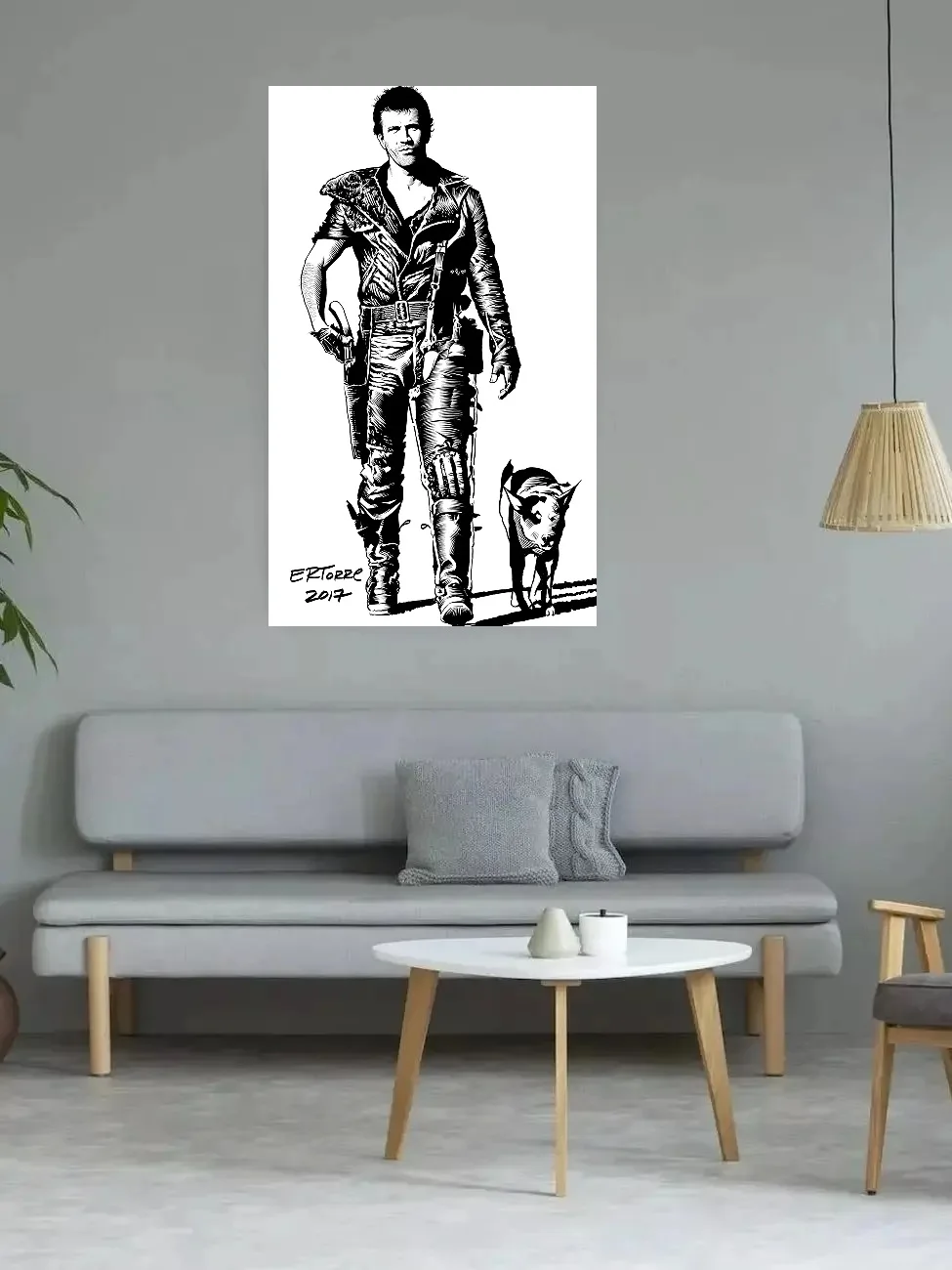 Фильм Gibson Mad Max шелковый постер с художественным принтом домашний настенный декор