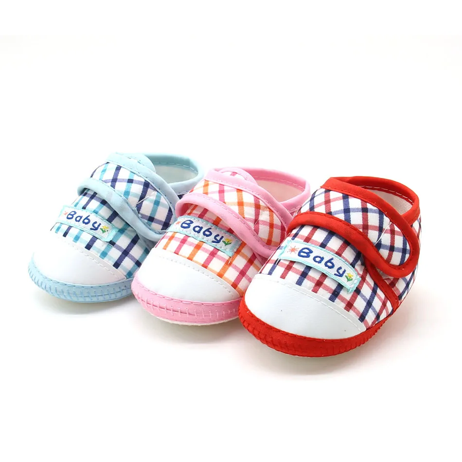

Baby Prewalker Infant Anti-Slip Football Bowknot Soft Sole First Walkers Newborn 3-12 Months Hook and Loop Flats Baby Crib Shoes