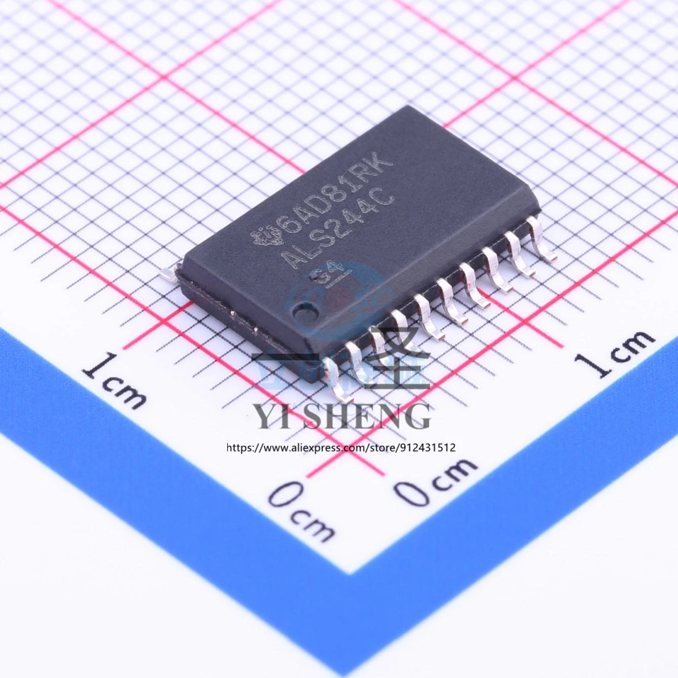 10 шт./лот SN74ALS244CDWR SOIC-20_300mil | Электронные компоненты и принадлежности