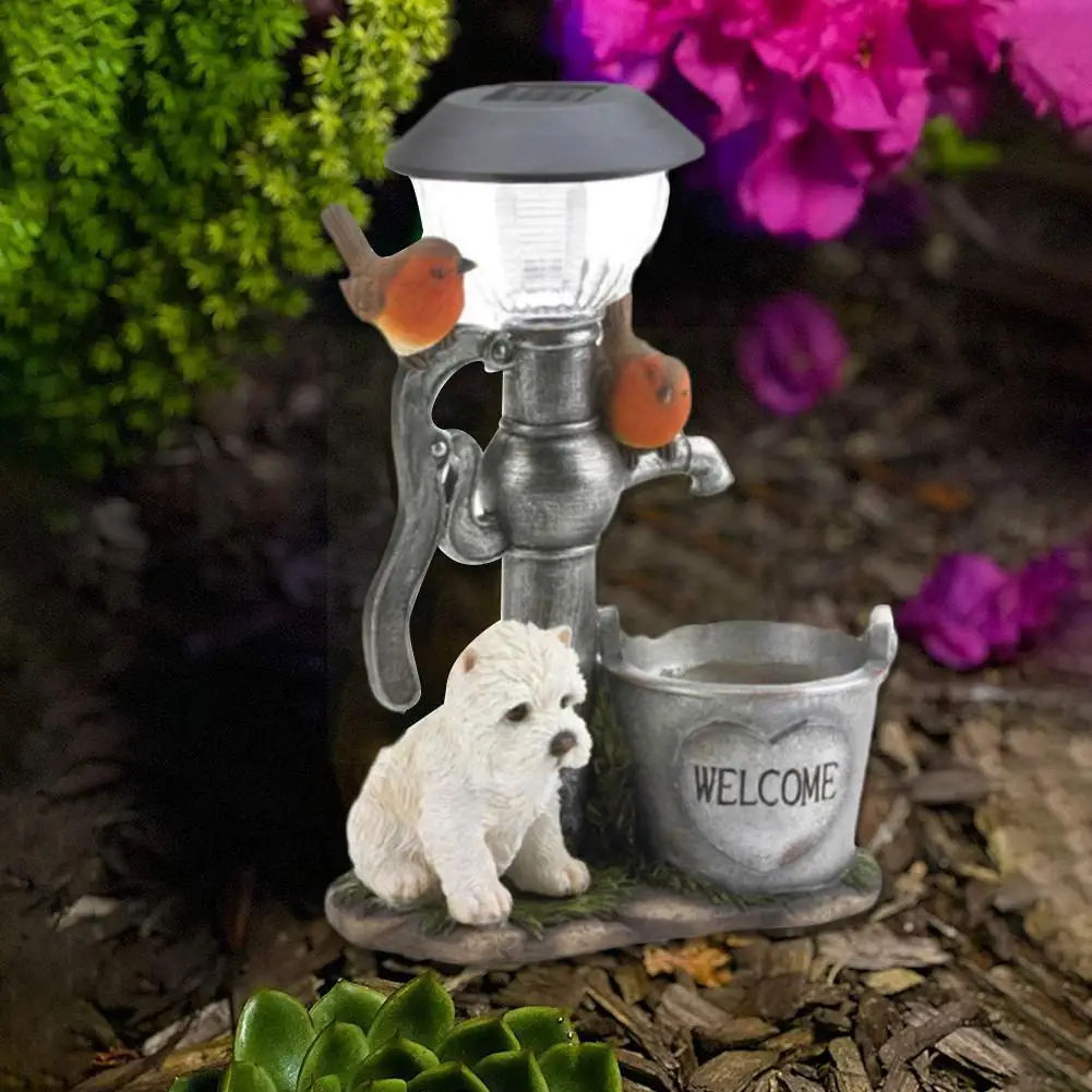 

Solar Garden Squirrel Statue Ornament Animal Light Climbing Lawn Lamp Accessories Kawaii Cat Room Decoration Aesthetic Desk V5B6