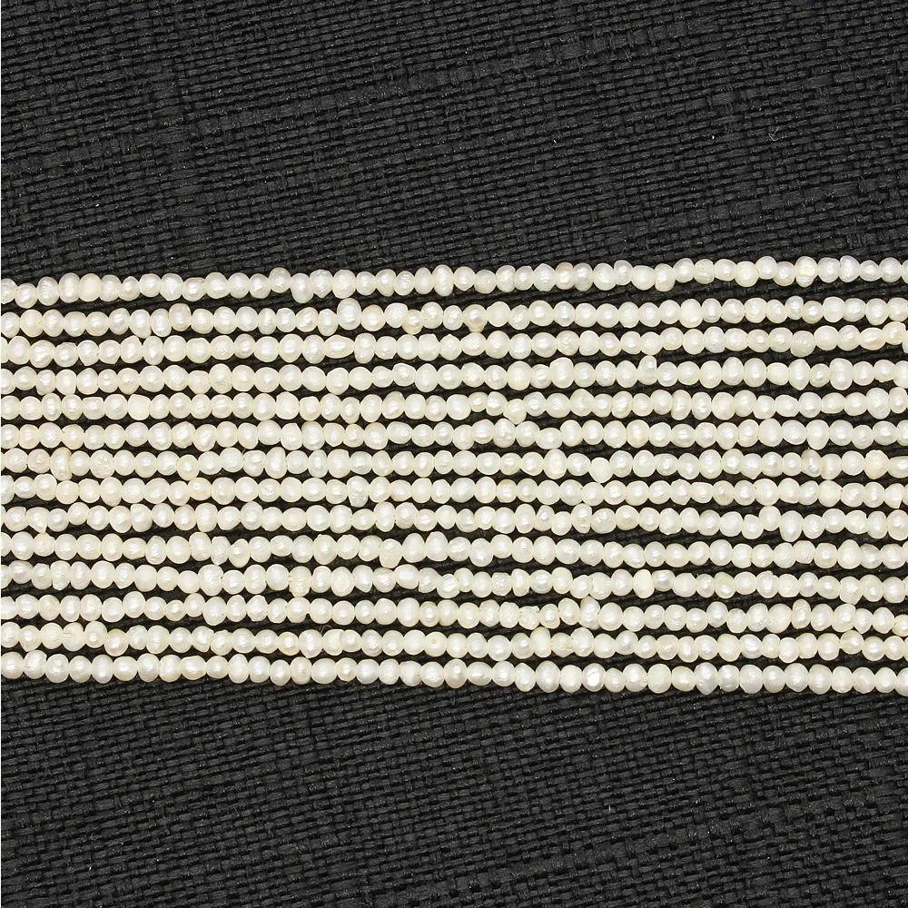 Бусины Из Натурального пресноводного жемчуга двусторонние легкие бусины