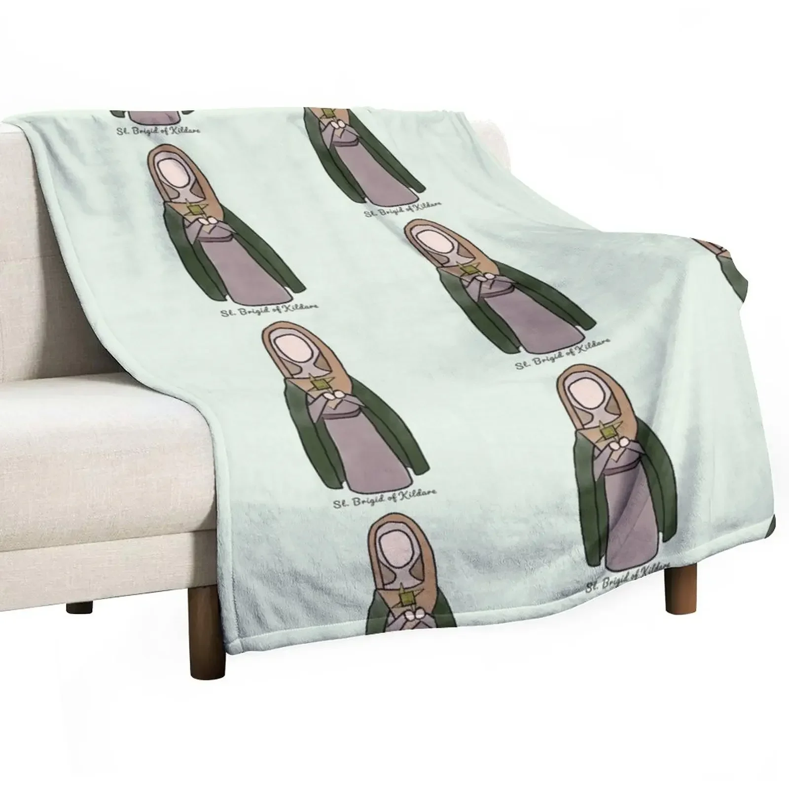 Декоративное одеяло из фланелевой ткани St. Brigid of kilосе летние мягкие одеяла