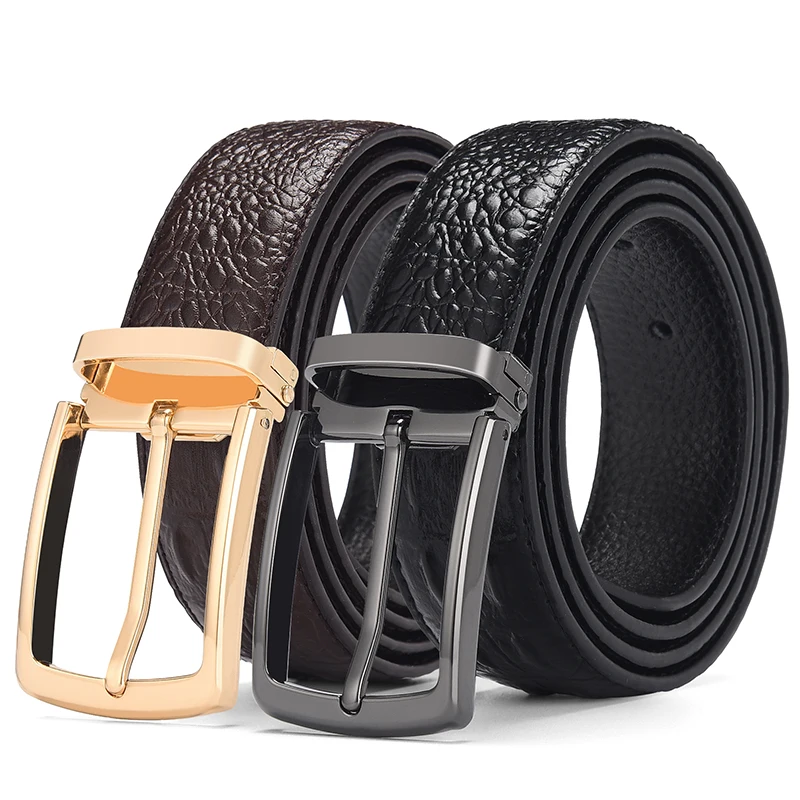 Ремень из натуральной кожи мужской Молодежный корейский универсальный ремень с