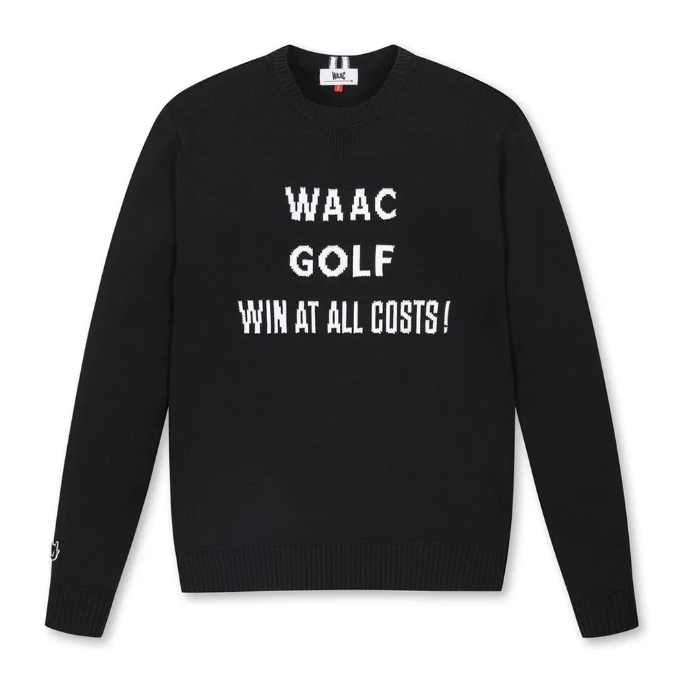 Мужской осенне-зимний вязаный свитер модная повседневная одежда для гольфа