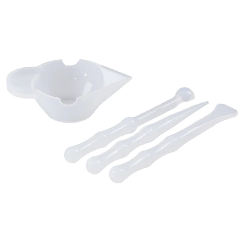 

1Set Mix Cup Silicone Mold Epoxy Resin Tools DIY Jewelry Making Stick Handmade