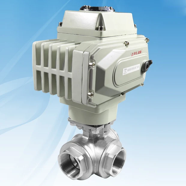 TKFM шаровой кран промышленного класса из нержавеющей стали с электрической