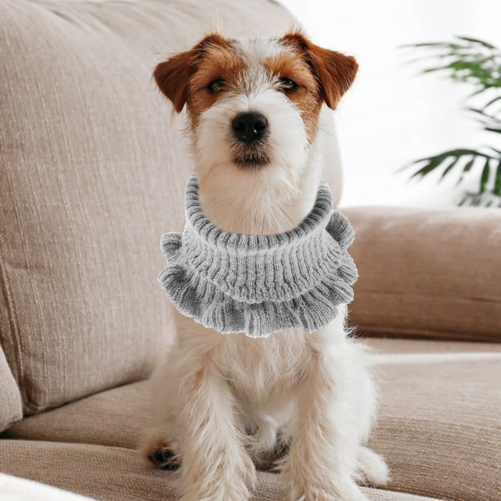 

Pet Scarf Cute Fashionable Dog Cat Neck Winter Scarf Breathable Pet Scarf