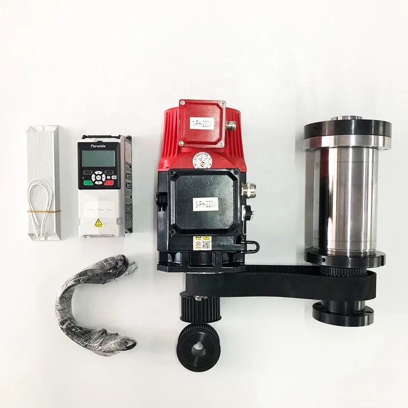 

Hot sale A2-4 6000r/min belt driven lathe spindle set for turning