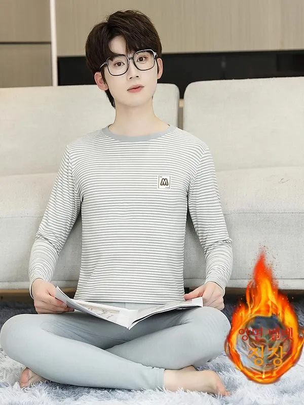 Зимняя рубашка с утолщенным низом на флисовой подкладке для мальчиков 5 лет