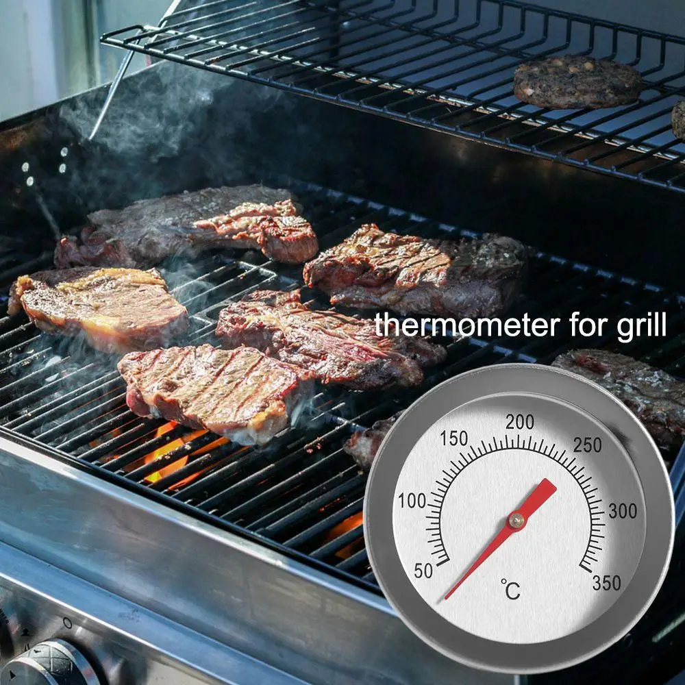 Прочный термометр для барбекю с большим лицом 50 ℃ 350 Термометр духовки Датчик