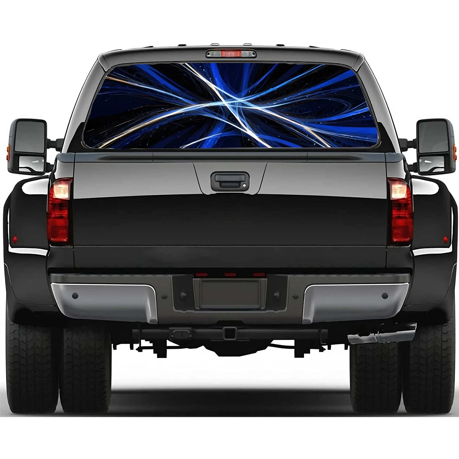 Абстрактная размытая наклейка для заднего стекла автомобиля пикапа грузовика