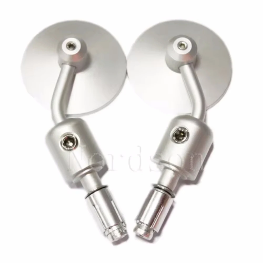 Фото 4-цветные зеркала с ручкой 7/8 дюйма для Yamaha Suzuki Ducati BMW Buell KTM Dual Sport Dirt Bikes ATV Street Standard Naked Bike №3