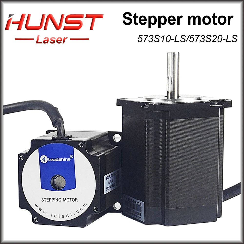 Шаговый двигатель HUNST Leadshine 573S10-LS 5.6A 573S20-LS 5.8A, 3-фазный шаговый двигатель для лазерной лампы ЧПУ