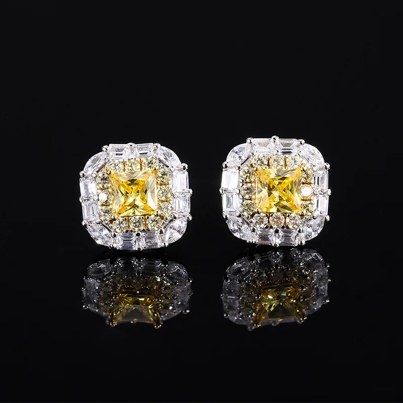 

Женские серьги из серебра пробы, 4 х4