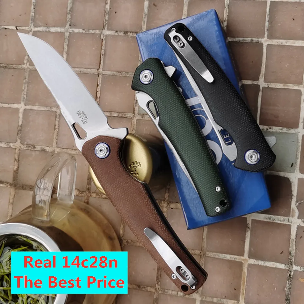 Лучшая цена тактический складной нож для кемпинга и охоты 14c28n |