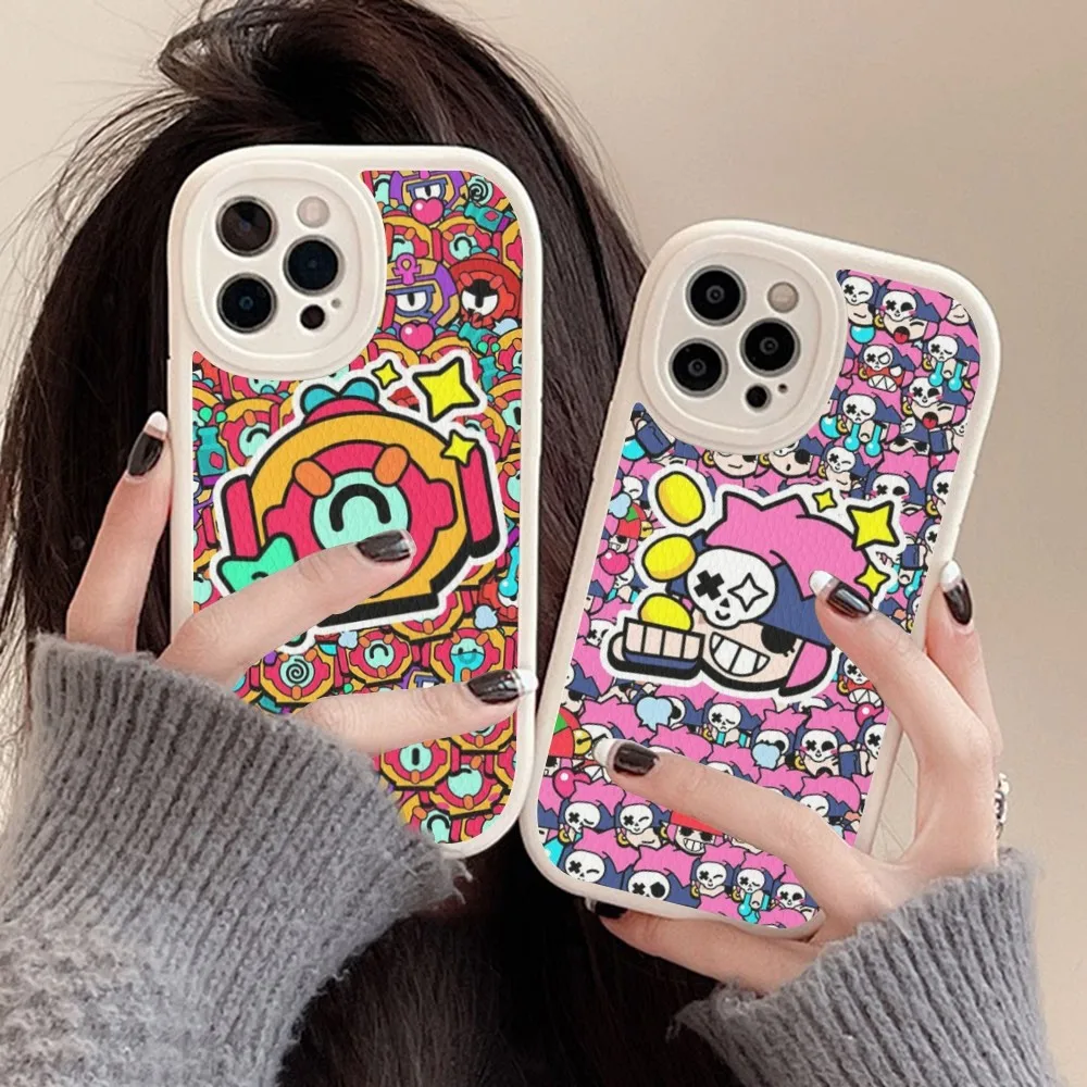 Жесткий кожаный чехол для телефона Game Leon Spike IPhone 14 13 12 Mini 11 Pro Max Xs X Xr 7 8 Plus Fundas