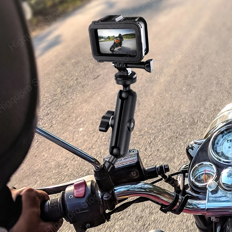 GoPro Mount Holder For Motorcycle Accessories Handlebar Mirror Stand Bicycle Cycling Support For GoPro Hero 10 9 8 Action Camera enlarge