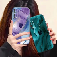 disney mickey mouse marble phone case for huawei p smart z 2019 2021 p20 p20 lite pro p30 lite pro p40 p40 lite 5g soft