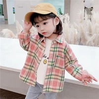 girls babys coat blouse jacket outwear 2022 classic spring summer overcoat top cardigan party outdoor beach childrens clothing