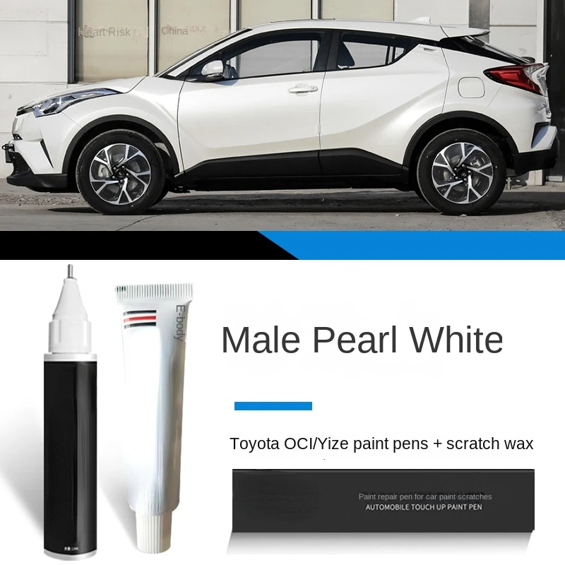 

Ручка для краски подходит для Toyota CHR, фиксатор краски, жемчужно-белый цвет Izoa, автомобильные принадлежности, аксессуары, полная коллекция, оригинальная автомобильная краска
