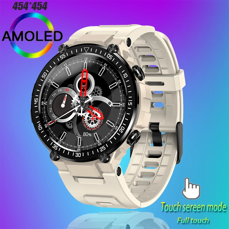 

Bluetooth Call Smart Watch Men Women 1.39-Inch AMOLED Screen 454*454 HD Pixels 320ma Large Battery Sports Waterproof Smartwatch