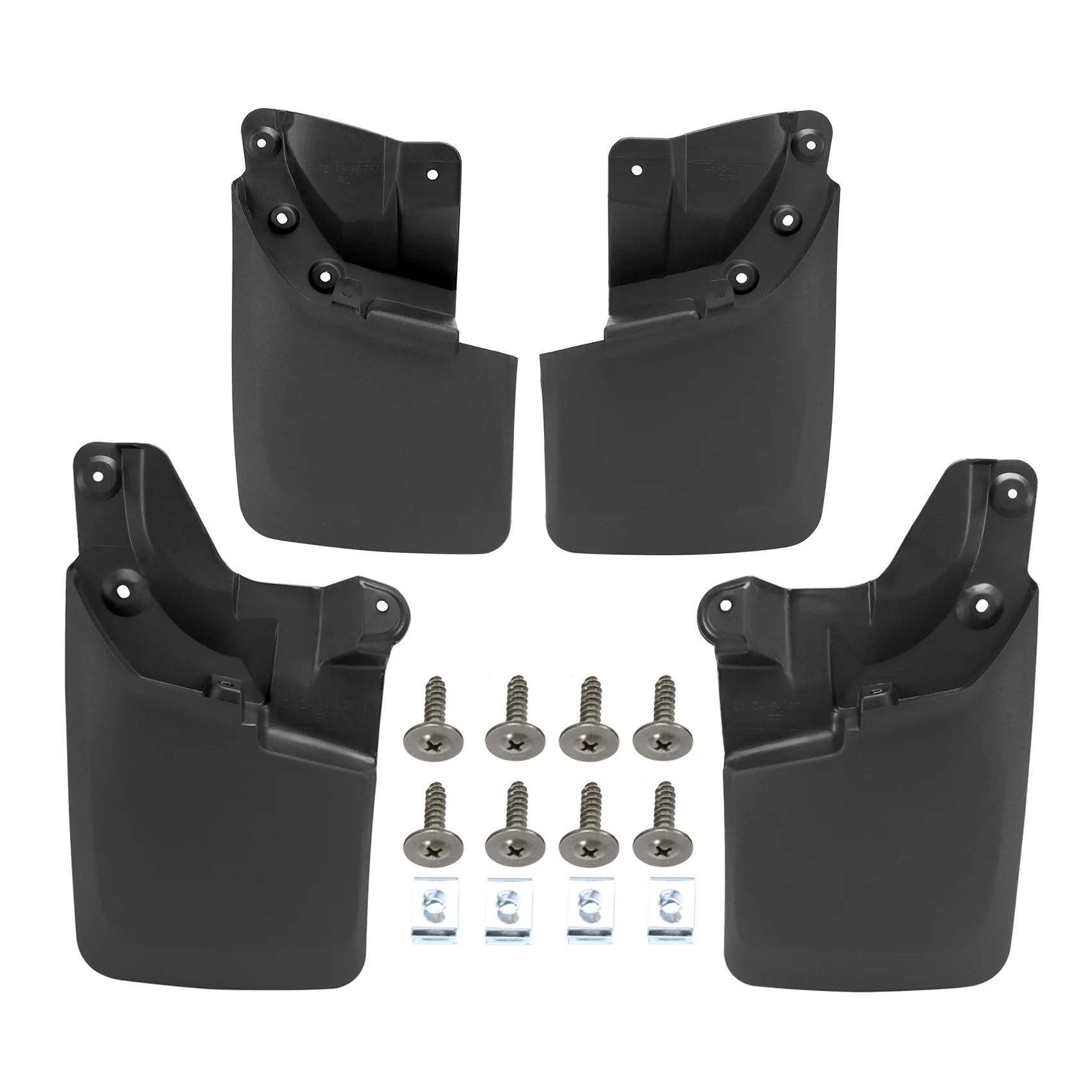 

4Pcs Car Mud Flaps Fender-Flares Front&Rear Mudflaps Splash Guards for Toyota Tacoma 2016-2019