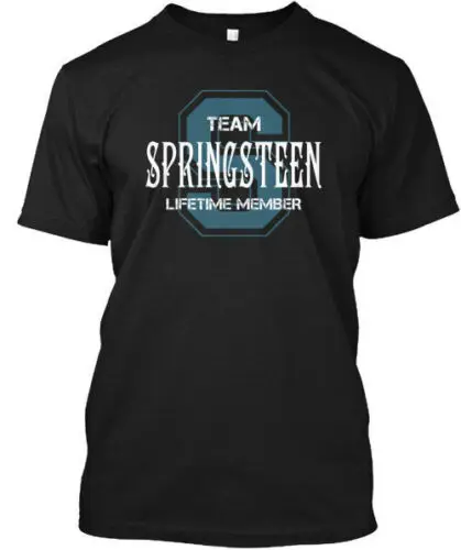 Футболка Team Springsteen с названием S Сделано в США размер от до 5XL