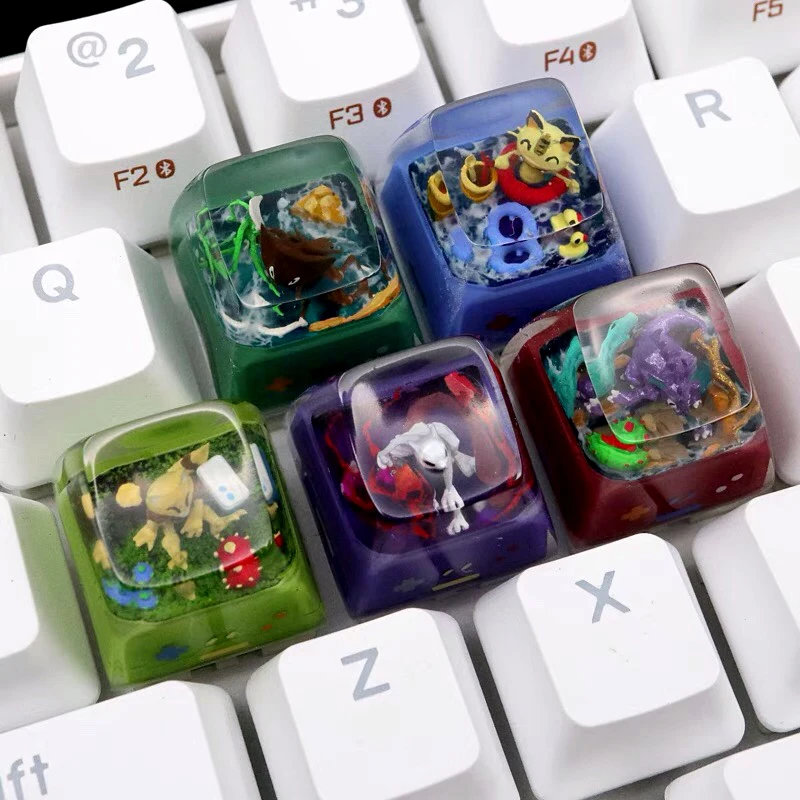 

Creative Elf Three-Dimensional Resin Keycap Customized DIY Suitable For R4 MX Switch Cross Axis Game Mechanical Keyboard Keycap
