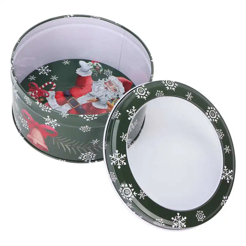 

Storage Tin Box Carefully Polished Christmas Tin Box for Holiday for Christmas