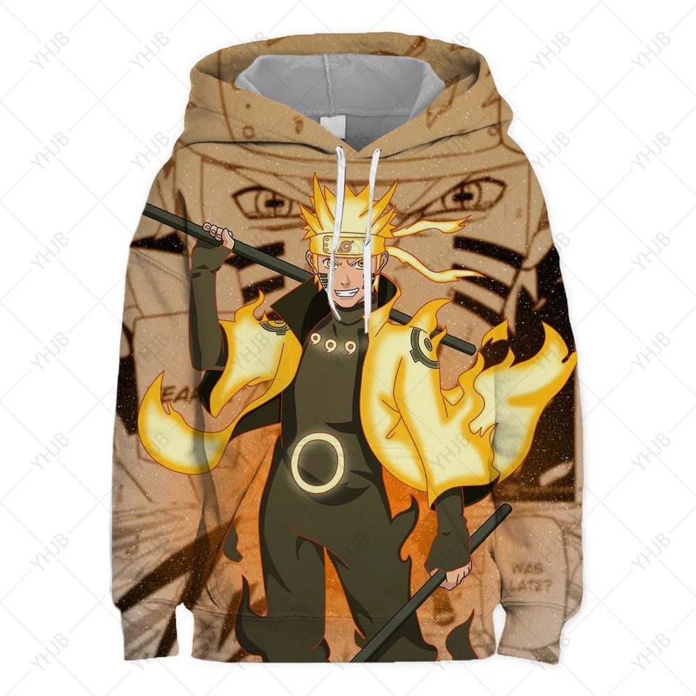 

Winter and Autumn 2023 New Naruto Funny Cartoon Children's Sweatshirt for 4-14 Years Old Naruto Boy New in Hoodies Sweatshirts