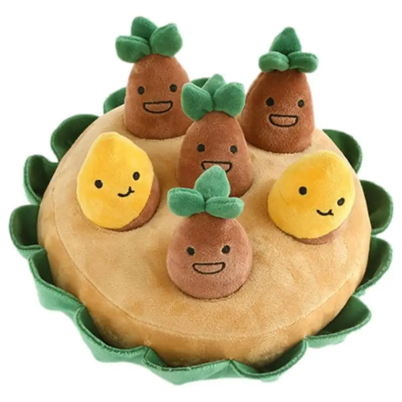 

Игрушки для собак в виде прятки и поиска, домашние животные, сладкий картофель, искусственная Интерактивная корма, игра для собак, игрушки д...