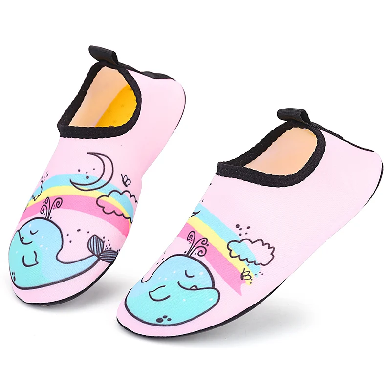 

2022 New Children Beach Snorkeling Diving Aqua Shoes Kids Swimming River Wading Socks Girls Barefoot Water Shoes Boy Beach Shoes