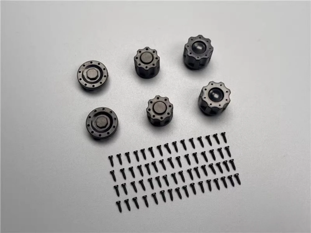 Масштаб 1/14 Тракторный прицеп Пластиковая колесная гайка подходит для Tamiya FH12 FH16 750