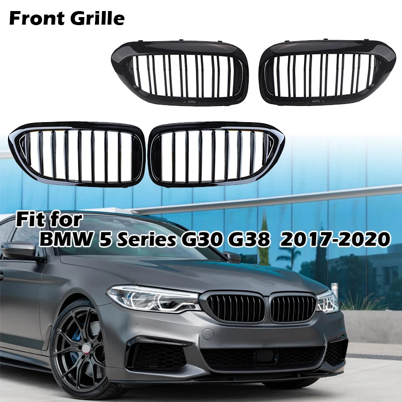 

Black Kidney Grille Sport Racing Front Bumper Air Intake Grill Fit For Bmw G30 G38 525i 528i 530i 540i 2017-2020 Car Accessories