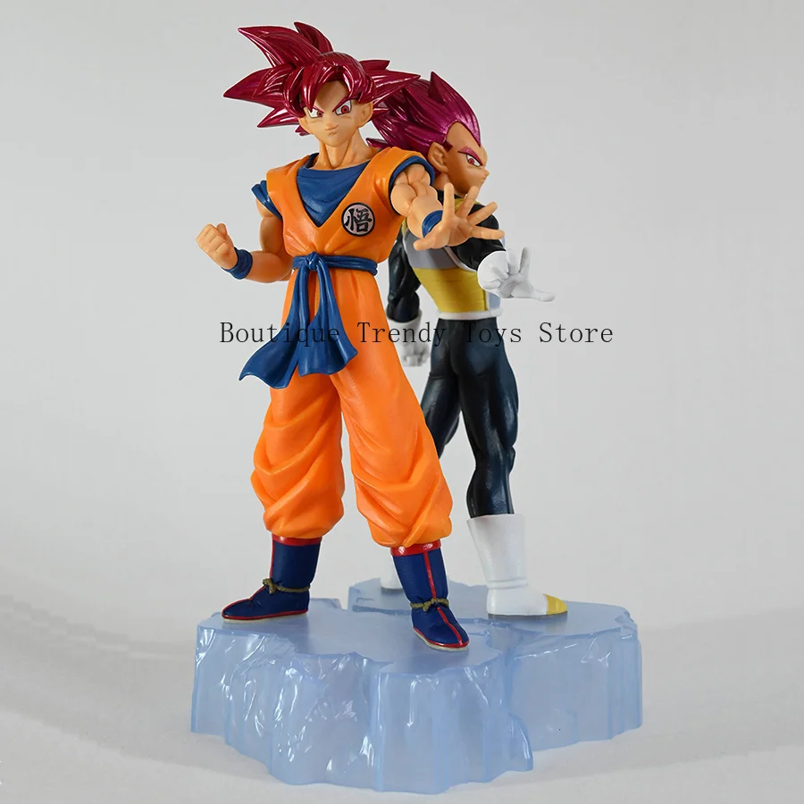 Официальная коллекционная фигурка Banpresto Dragon Ball Dokkan Battle: 7-я годовщина, SSG Гоку и Вегета, аниме-статуэтка, модель-игрушка (art.: 3920db76e118e) - 3920db76e118e