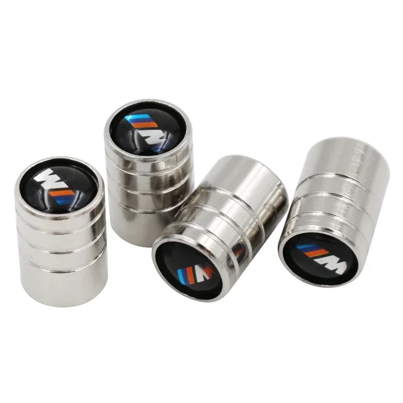 4 шт. + крышка клапана автомобильной шины воздушная автомобильная наклейка для bmw M