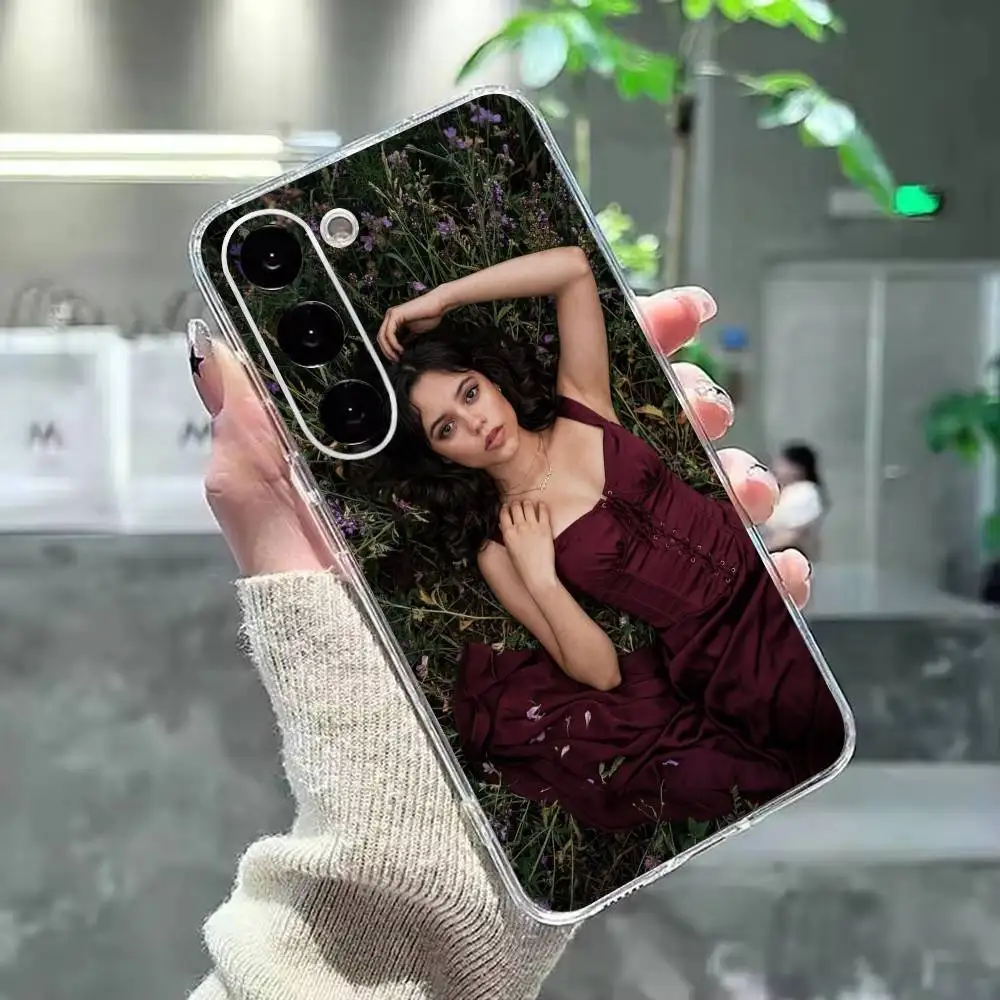 Фото Чехол для телефона с изображением актрисы Дженны О-Ортеги для Samsung A10 A12 A20 A21S A30 A31 A50 A51 A52 A70 A71, прозрачный №5
