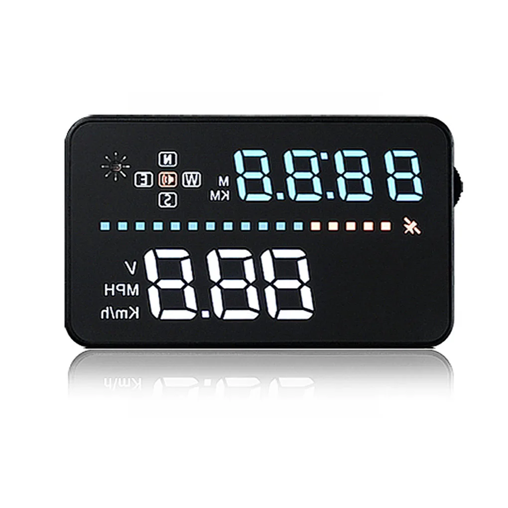 

A3 3.5 Inch GPS HUD Car Speed Projector Head Up Display Distance Time Direction Voltage Altitude Project