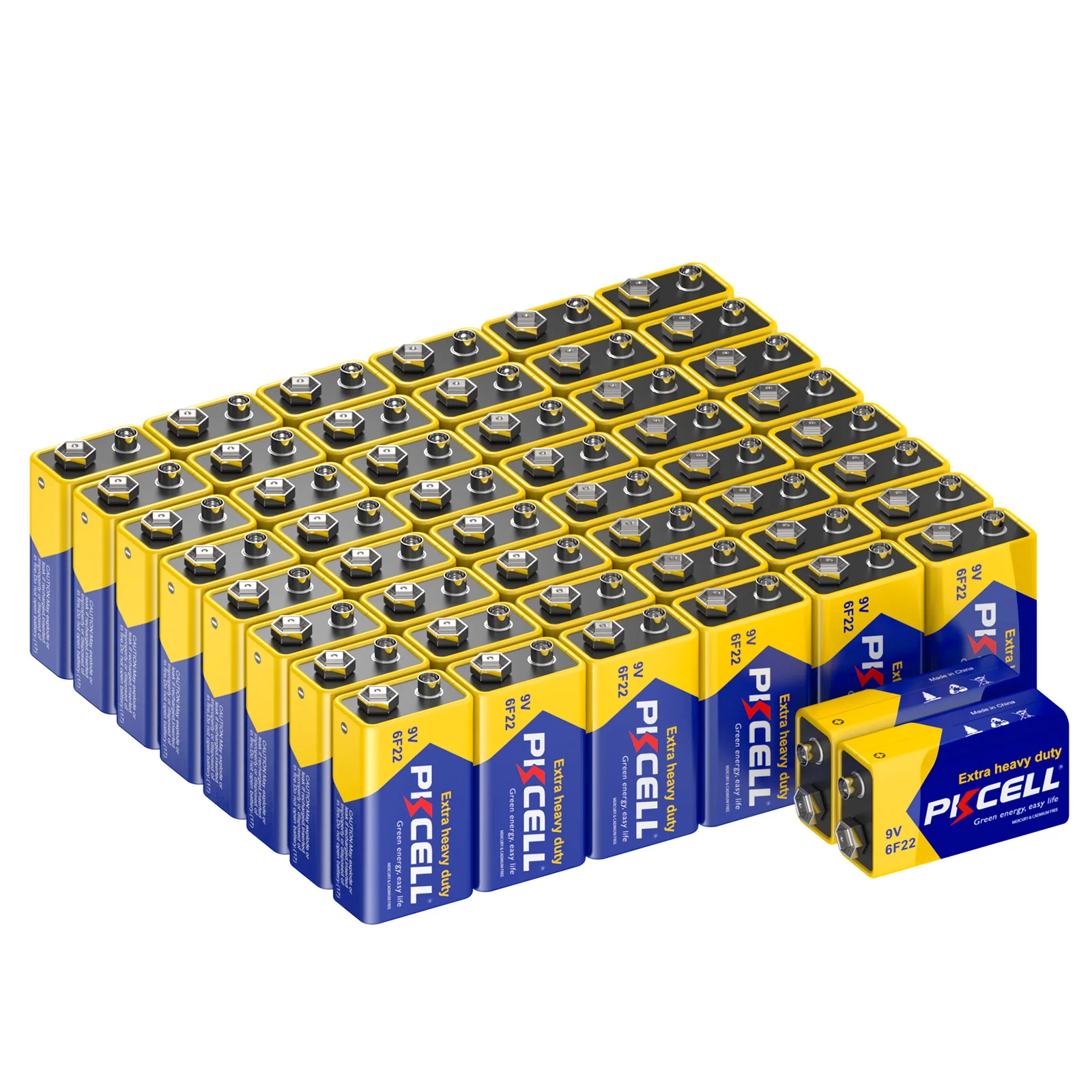 PKcell 6F22 9В сухие аккумуляторы