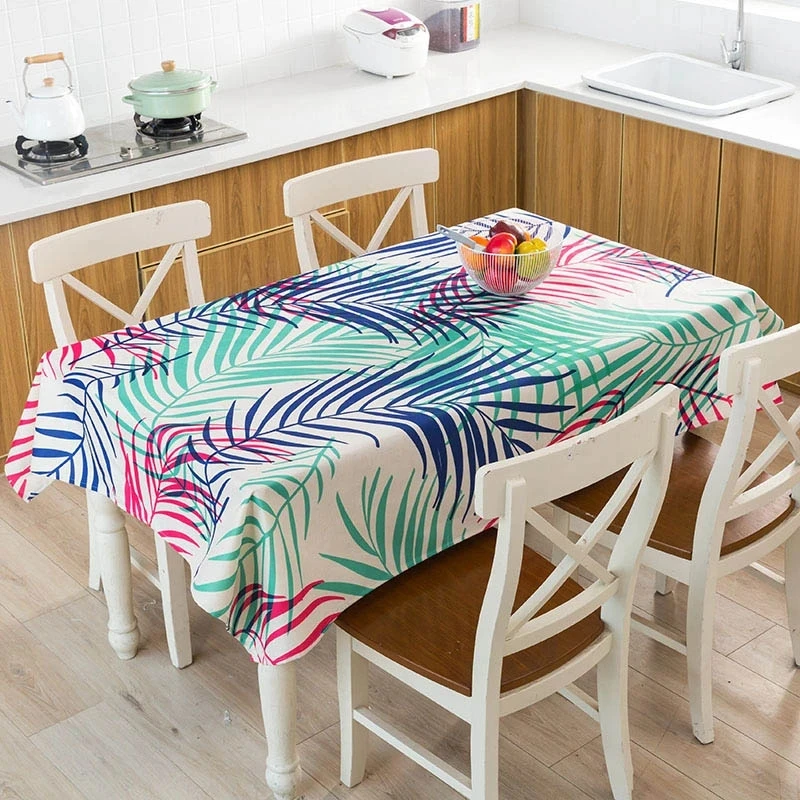 

Table Cover Waterproof Table Cover Home Kitchen Tablecloth Tapete Mesa--4JSA
