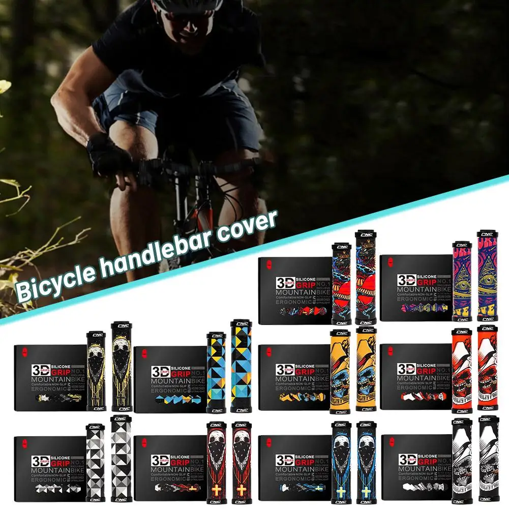 Ручки для горного велосипеда силиконовые манжеты Mtb гелевый руль плоская ручка