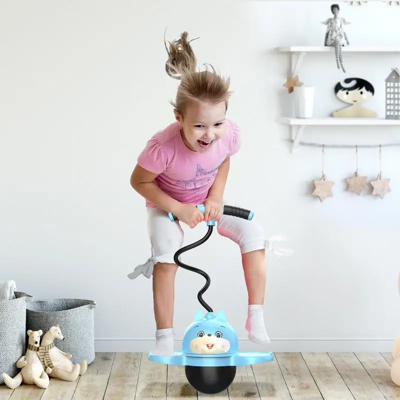 Джемпер Pogo с ручкой мультяшный гибкий джемпер износостойкий прыгающий шар