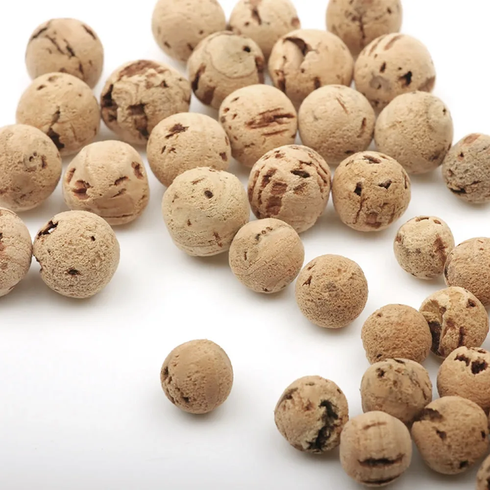20 шт. плавающий натуральный пробковый шар бусины бобы для ловли карпа рыболовные