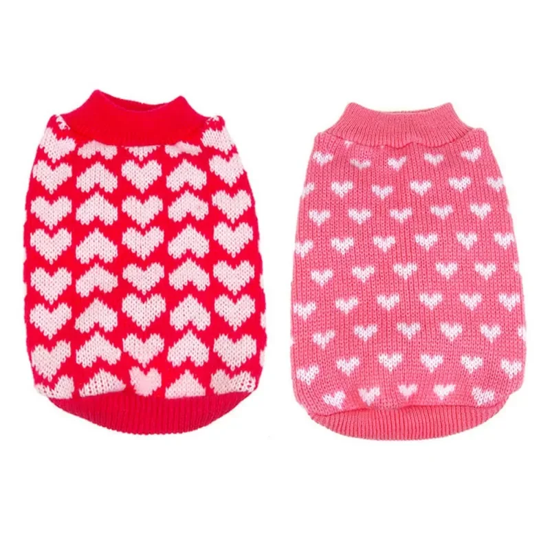 

2023NEW Dog Clothes Winter Warm Dog Sweater Clothing Chihuahua Yorkie Pug Knited Puppy Outfit Pet Pullover Apparel