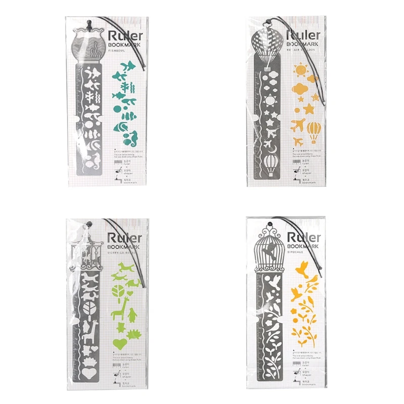 

Retro Bookmark Bookmark Carousel-shaped Hollow-out Metal Bookmark Birthday Gift