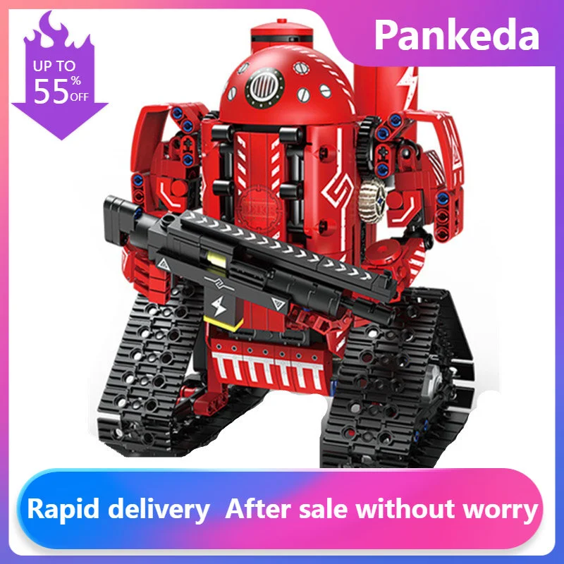 

K96135RC robot toys APP programming 5 in 1 morphing robot earth-moving car DIY assembling building blocks RC car children's toys