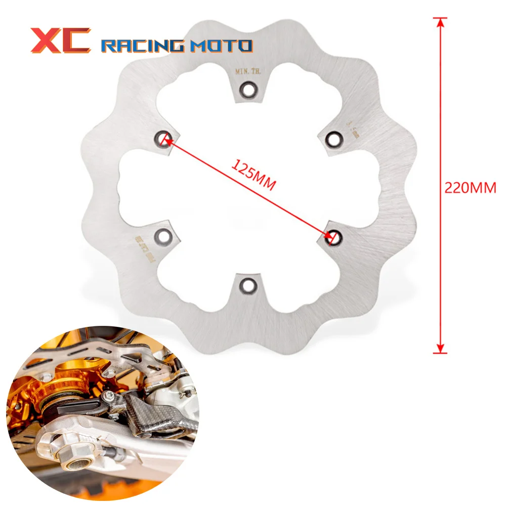 

Motorcycle Rear Brake Disc Rotor Set For 1994-2022 Husqvarna KTM XC XCF XCW SX SXF EXC EXCF TPI Six Days 125 250 300 350 450 500