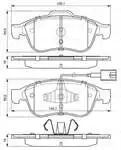 

986494680 for ten brake pad ALFA ROMEO GIULIETTA