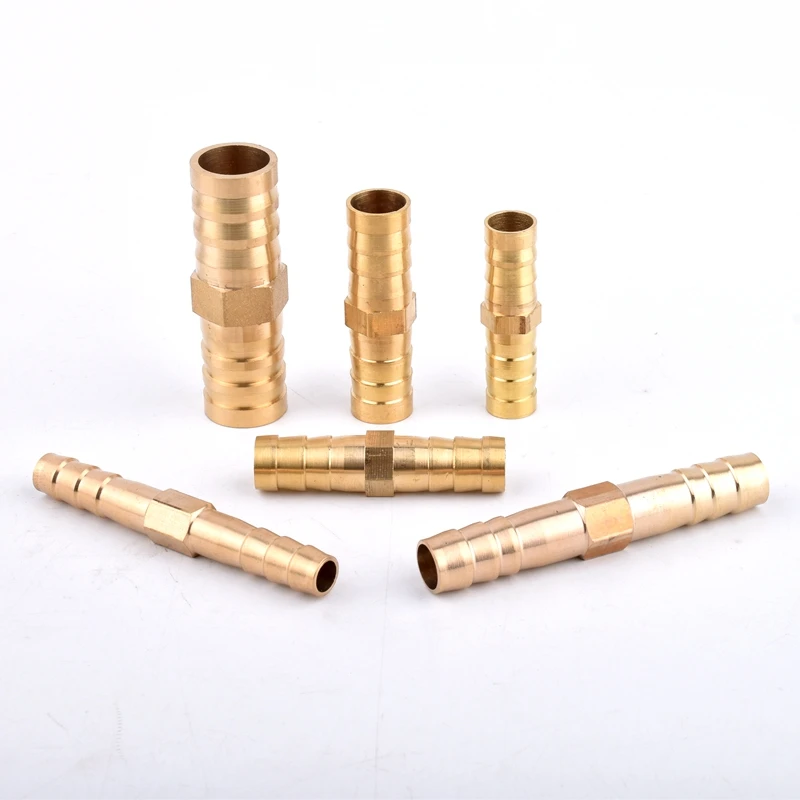 2 шт. медный соединитель Pagoda Barb 2-ходовой прямой латунный 6-16 мм соединение шланга