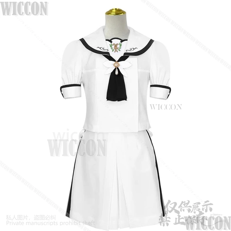 Аниме игра летние карманы косплей Naruse Shiroha костюм JK школьная форма платье Kawaii